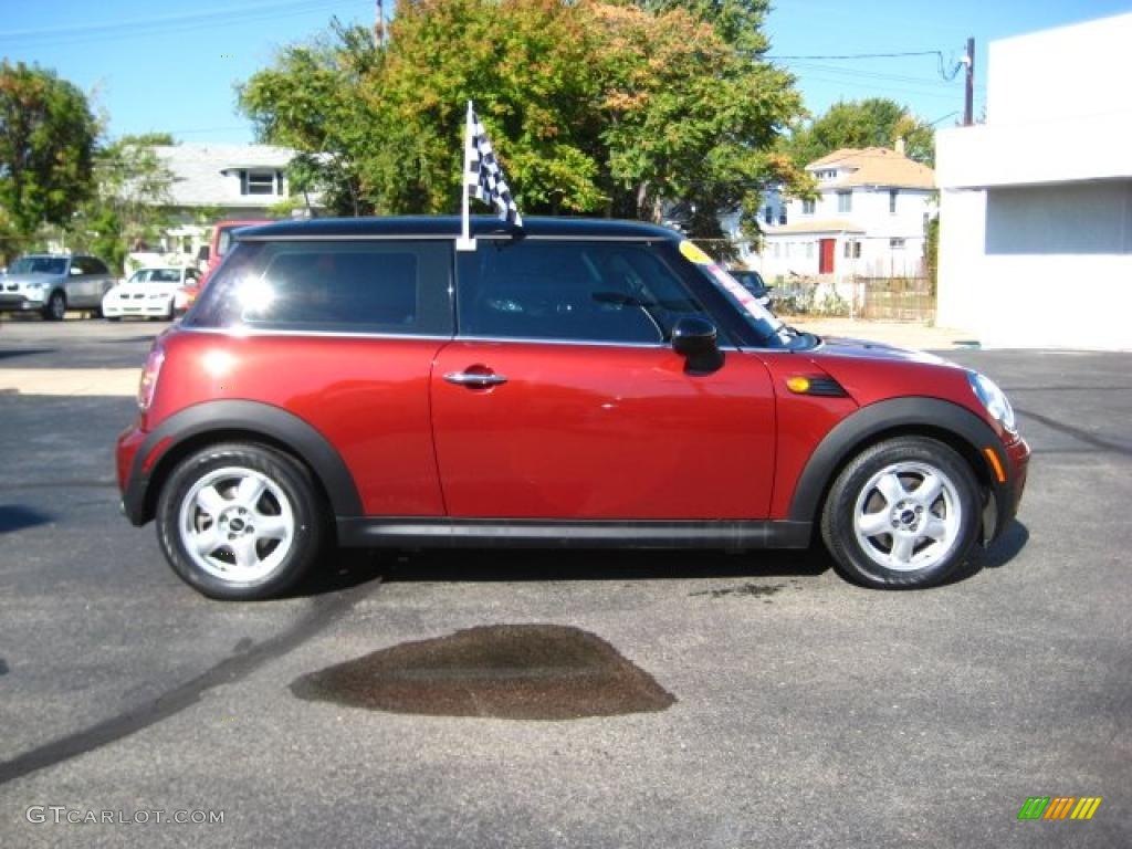 2008 Cooper Hardtop - Nightfire Red Metallic / Grey/Black photo #6