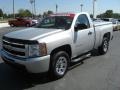 Sheer Silver Metallic - Silverado 1500 LS Regular Cab Photo No. 3