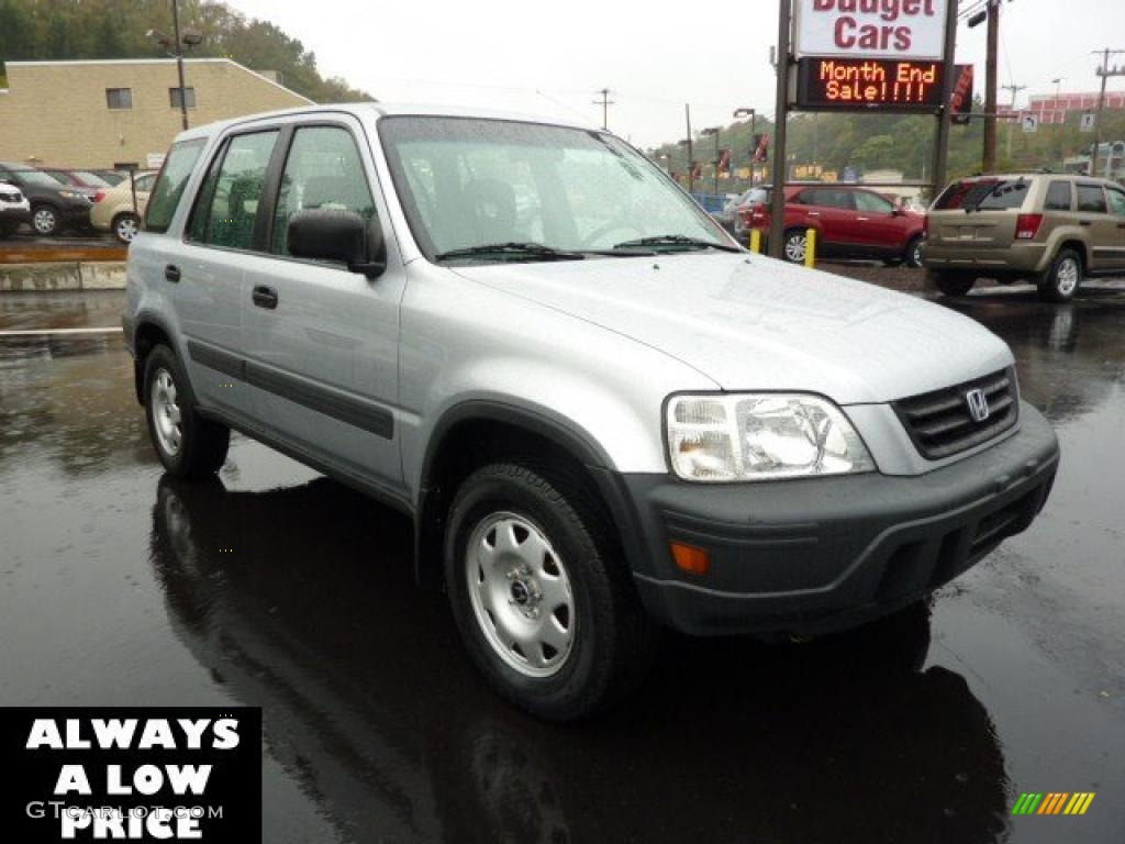 2001 CR-V LX 4WD - Satin Silver Metallic / Dark Gray photo #1