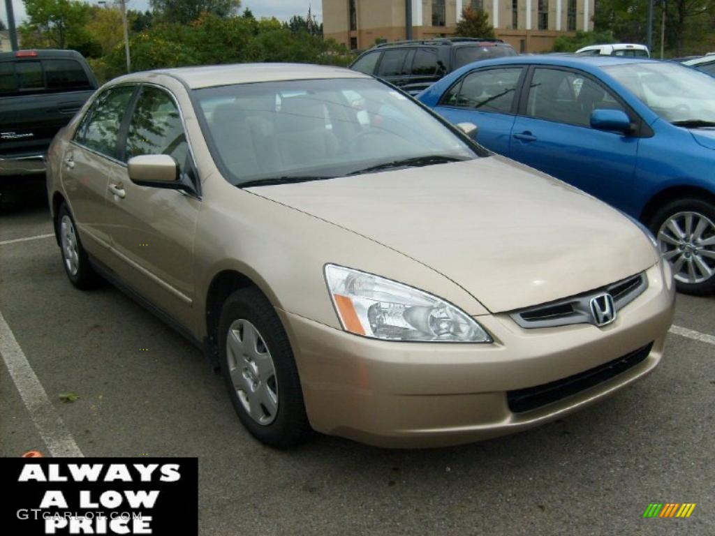 2005 Accord LX Sedan - Desert Mist Metallic / Ivory photo #1