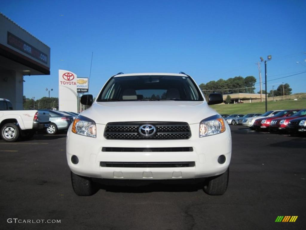 2007 RAV4 I4 - Super White / Dark Charcoal/Ash photo #8