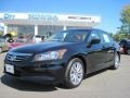 2011 Crystal Black Pearl Honda Accord EX-L Sedan  photo #1