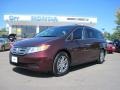 2011 Dark Cherry Pearl Honda Odyssey EX-L  photo #1