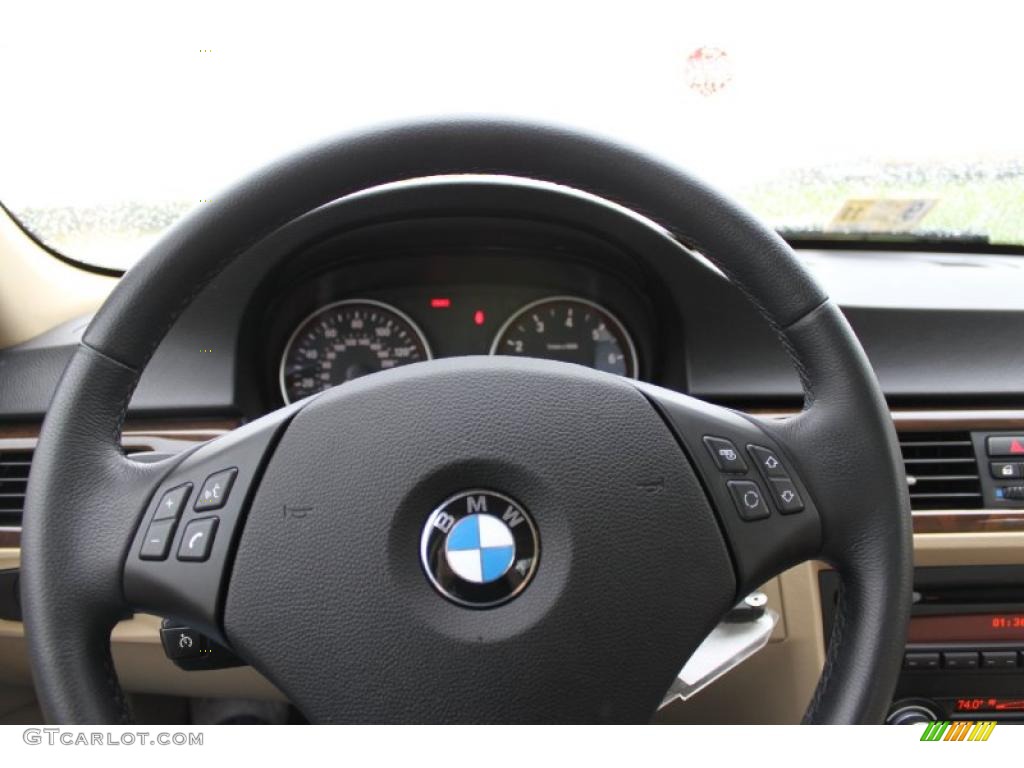 2007 3 Series 328xi Sedan - Barbera Red Metallic / Beige photo #24