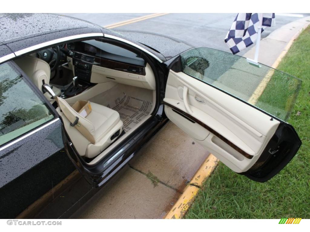 2008 3 Series 328i Convertible - Jet Black / Cream Beige photo #19