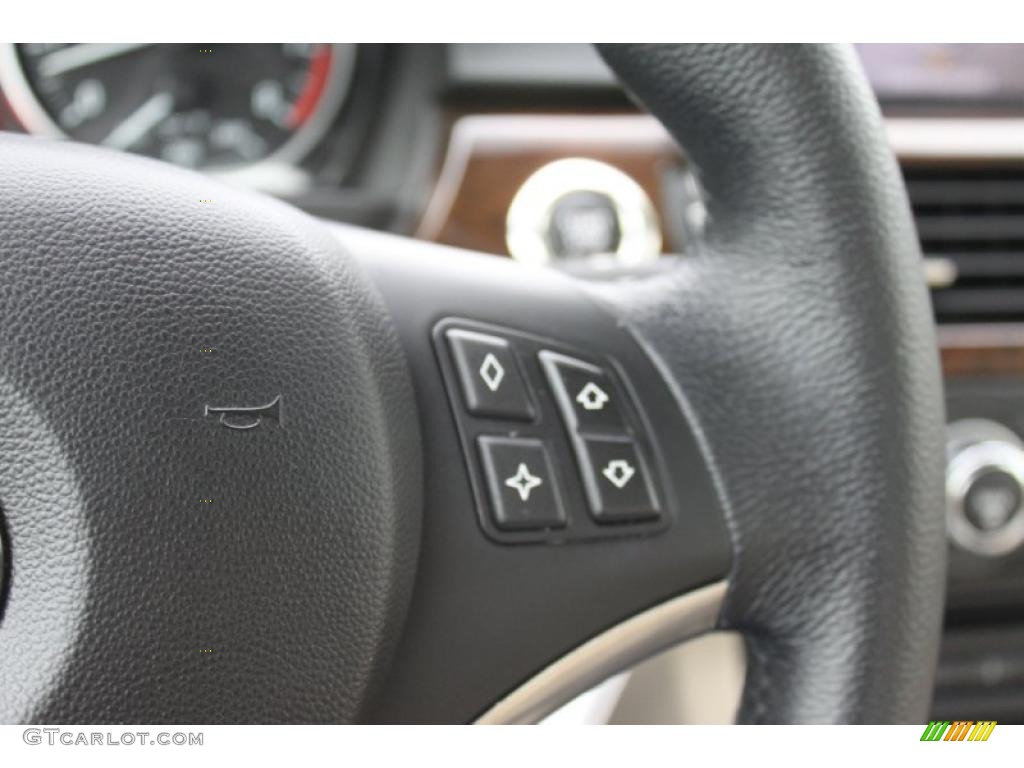 2008 3 Series 328i Convertible - Jet Black / Cream Beige photo #24