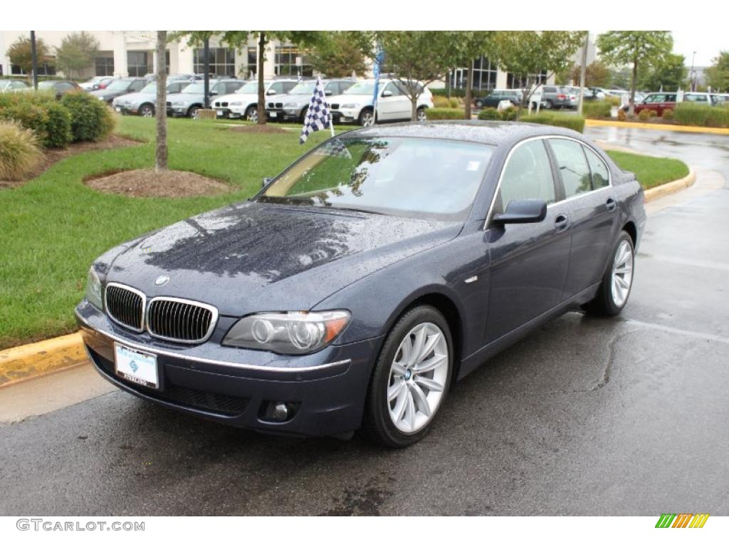 2007 7 Series 750i Sedan - Toledo Blue Metallic / Natural Brown photo #2