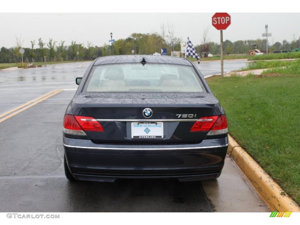 2007 7 Series 750i Sedan - Toledo Blue Metallic / Natural Brown photo #5
