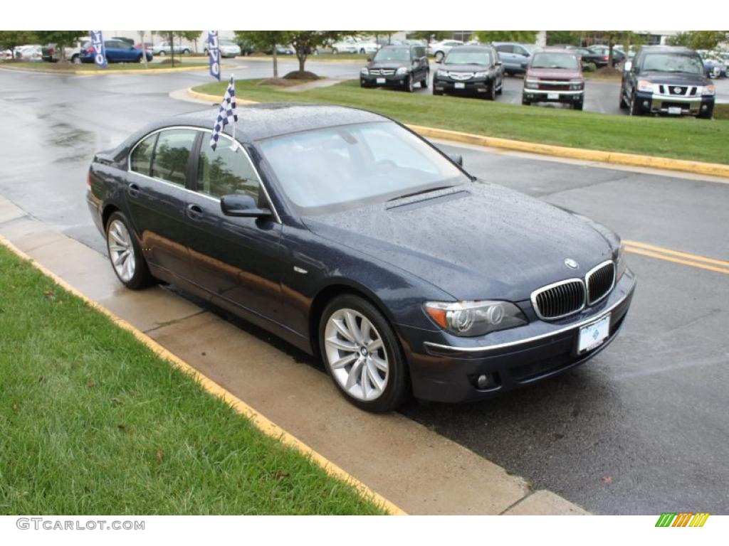 2007 7 Series 750i Sedan - Toledo Blue Metallic / Natural Brown photo #8