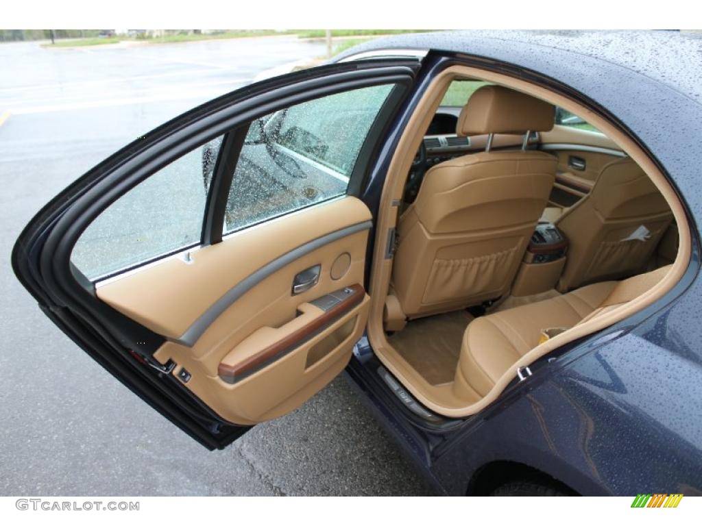 2007 7 Series 750i Sedan - Toledo Blue Metallic / Natural Brown photo #14