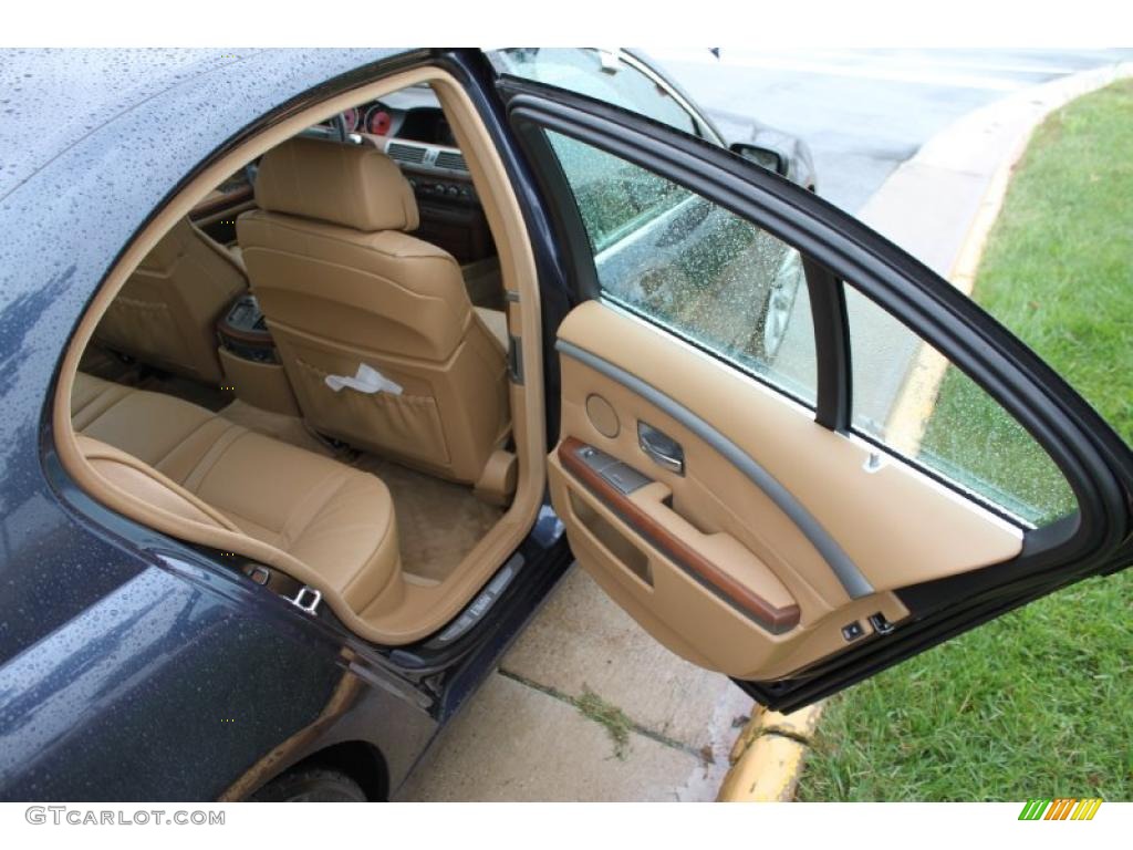 2007 7 Series 750i Sedan - Toledo Blue Metallic / Natural Brown photo #19