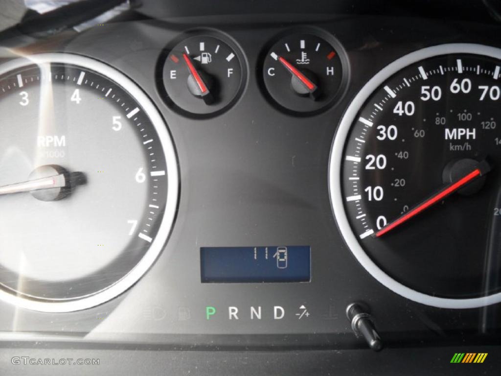 2011 Ram 1500 ST Quad Cab - Brilliant Black Crystal Pearl / Dark Slate Gray/Medium Graystone photo #10