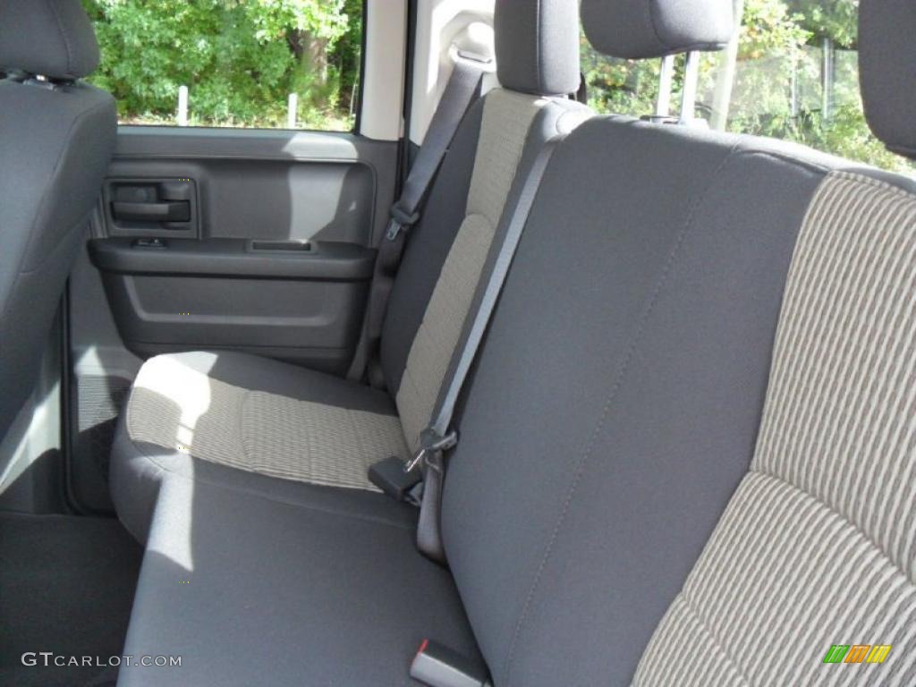 2011 Ram 1500 ST Quad Cab - Brilliant Black Crystal Pearl / Dark Slate Gray/Medium Graystone photo #12
