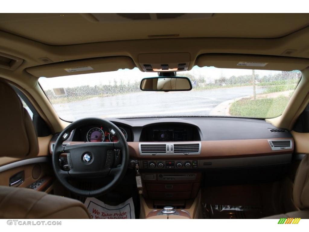 2007 7 Series 750i Sedan - Toledo Blue Metallic / Natural Brown photo #23