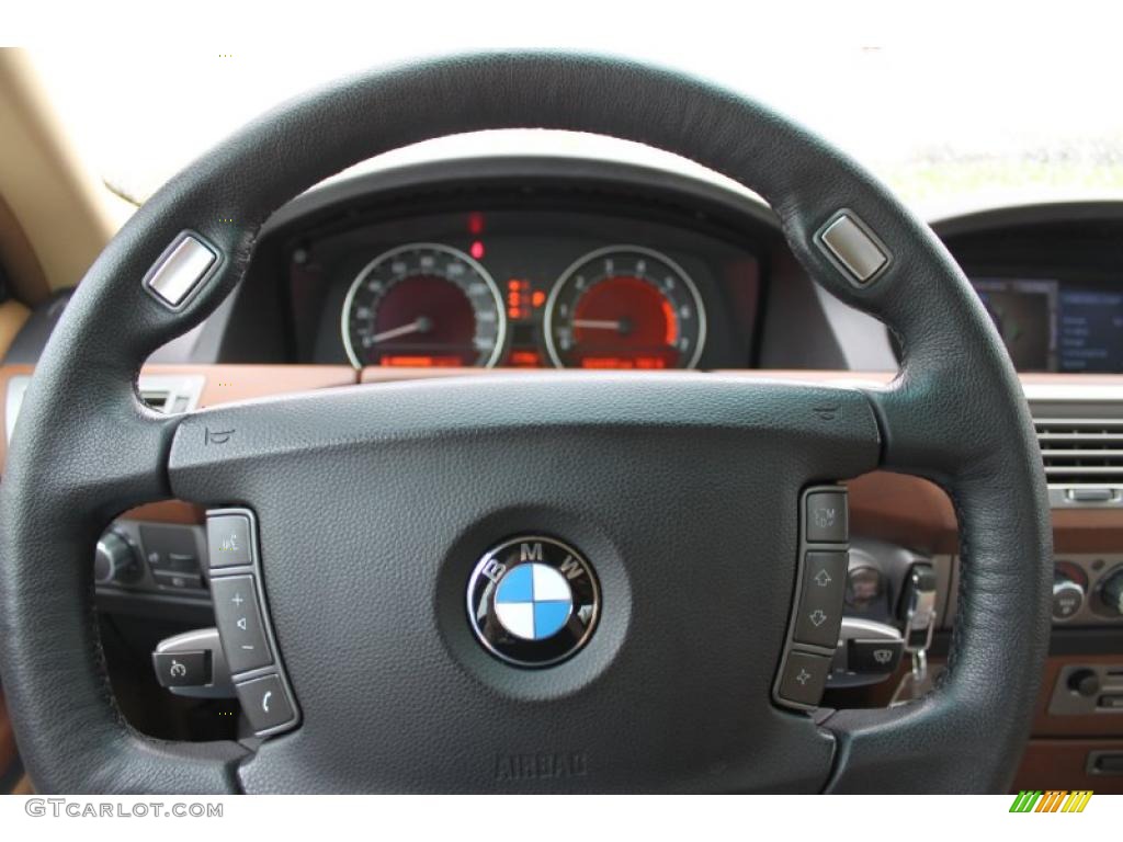 2007 7 Series 750i Sedan - Toledo Blue Metallic / Natural Brown photo #26