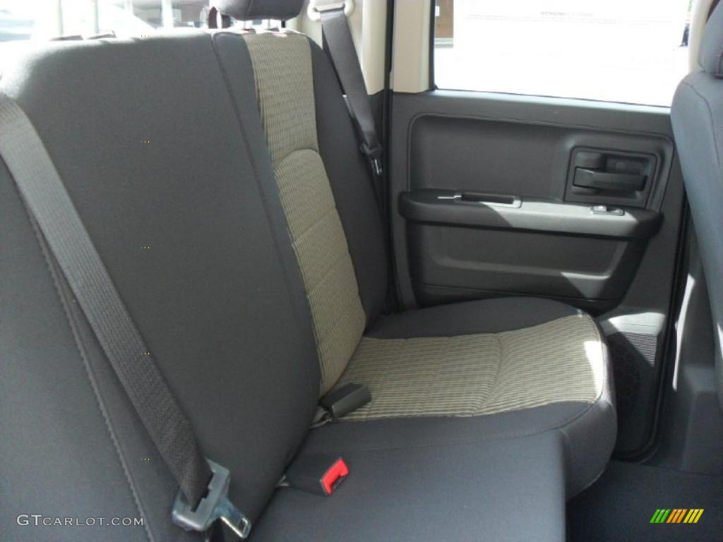 2011 Ram 1500 ST Quad Cab - Brilliant Black Crystal Pearl / Dark Slate Gray/Medium Graystone photo #17