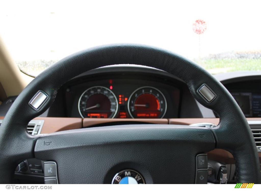 2007 7 Series 750i Sedan - Toledo Blue Metallic / Natural Brown photo #30