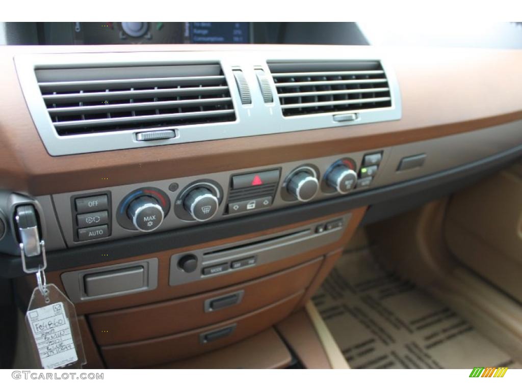 2007 7 Series 750i Sedan - Toledo Blue Metallic / Natural Brown photo #36