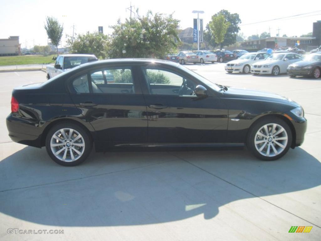 2011 3 Series 328i Sedan - Jet Black / Gray Dakota Leather photo #4