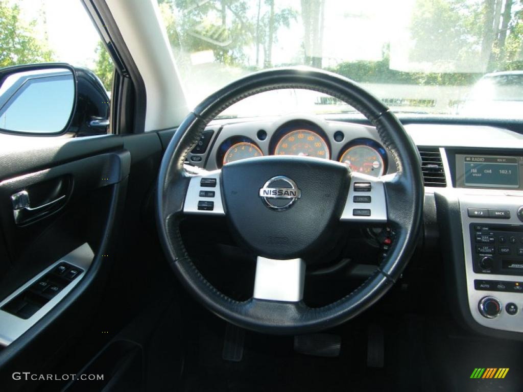 2006 Murano SL - Super Black / Charcoal photo #18