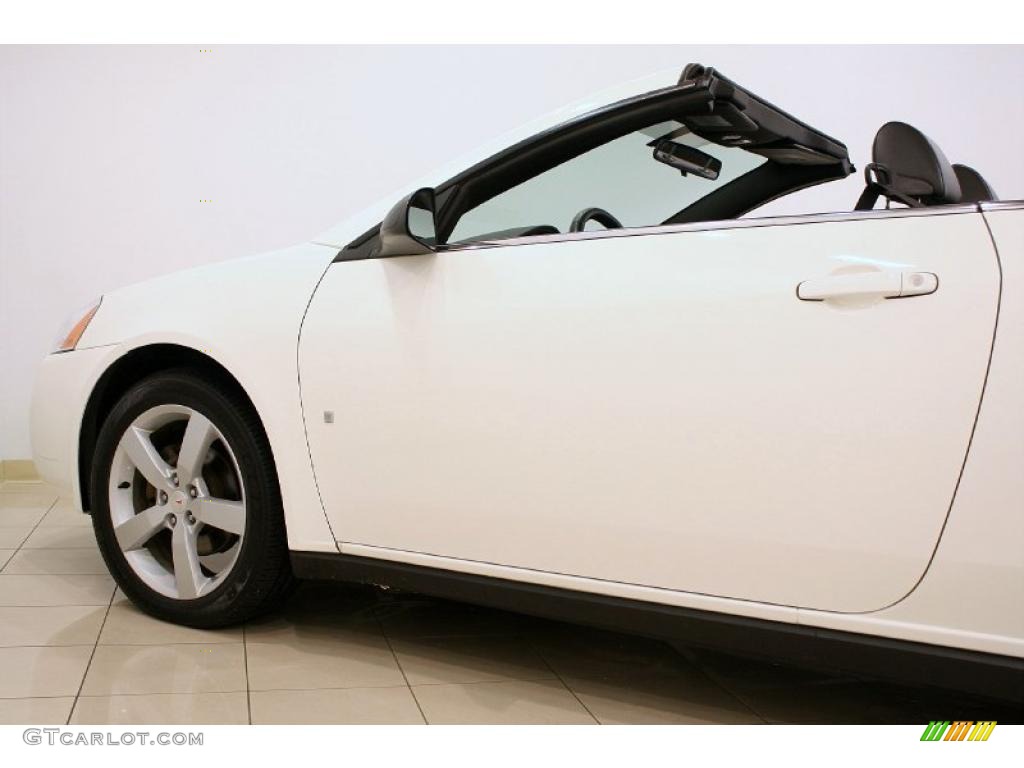 2007 G6 GT Convertible - Ivory White / Ebony photo #25