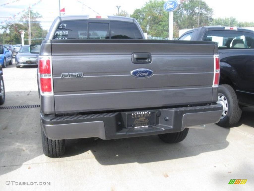 2010 F150 STX SuperCab 4x4 - Sterling Grey Metallic / Medium Stone photo #4