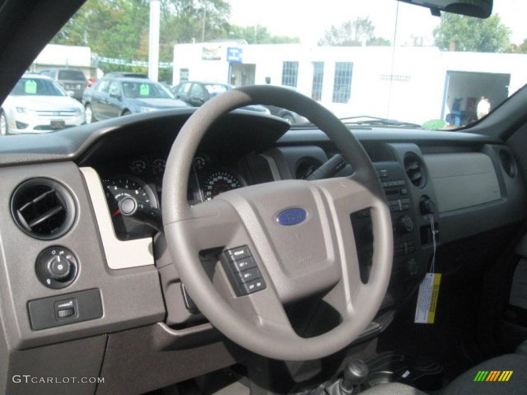 2010 F150 STX SuperCab 4x4 - Sterling Grey Metallic / Medium Stone photo #11