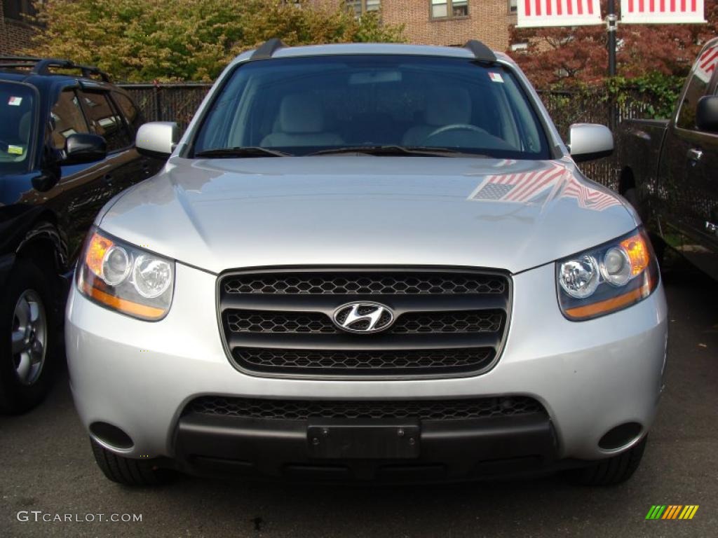 2008 Santa Fe GLS - Bright Silver / Gray photo #2