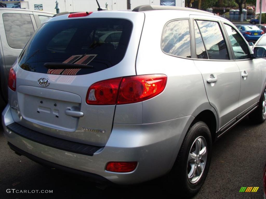 2008 Santa Fe GLS - Bright Silver / Gray photo #4