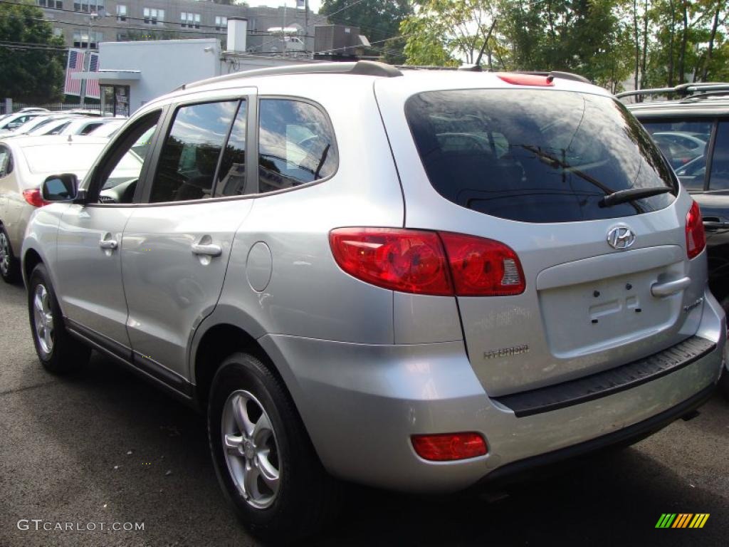 2008 Santa Fe GLS - Bright Silver / Gray photo #6