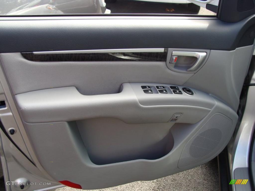 2008 Santa Fe GLS - Bright Silver / Gray photo #11