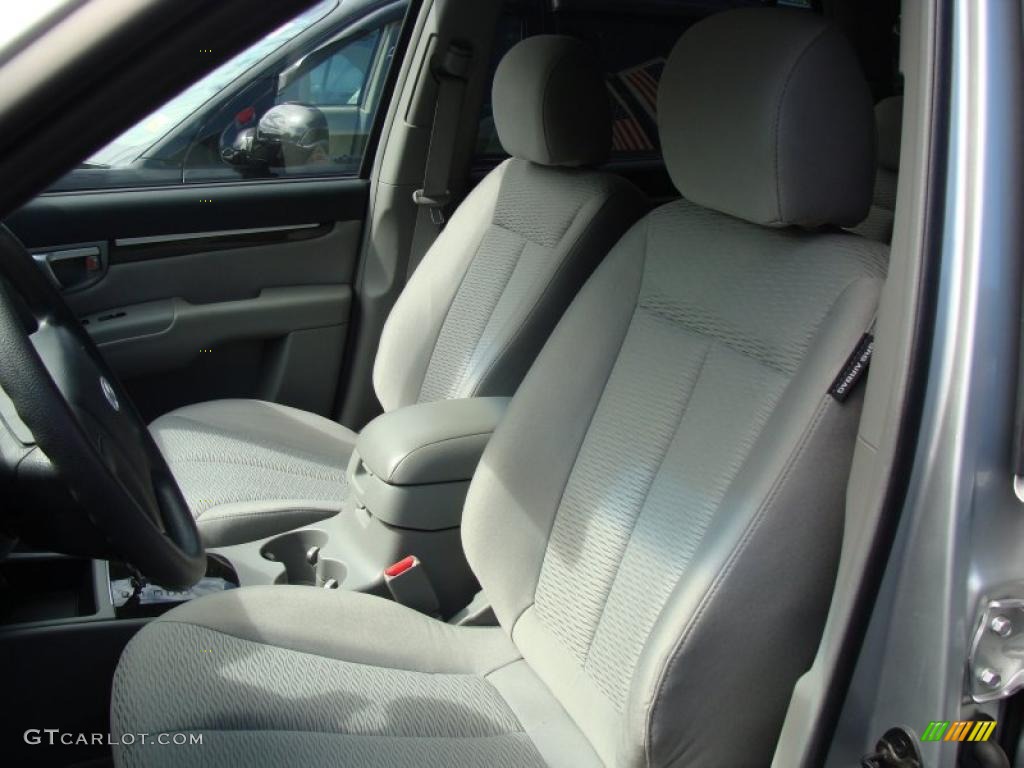 2008 Santa Fe GLS - Bright Silver / Gray photo #12