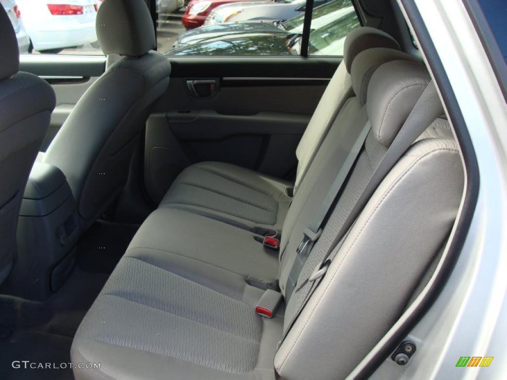 2008 Santa Fe GLS - Bright Silver / Gray photo #15