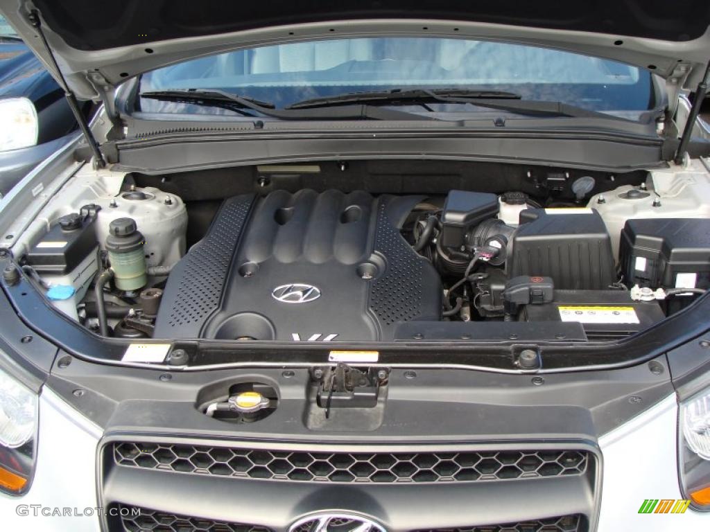 2008 Santa Fe GLS - Bright Silver / Gray photo #21