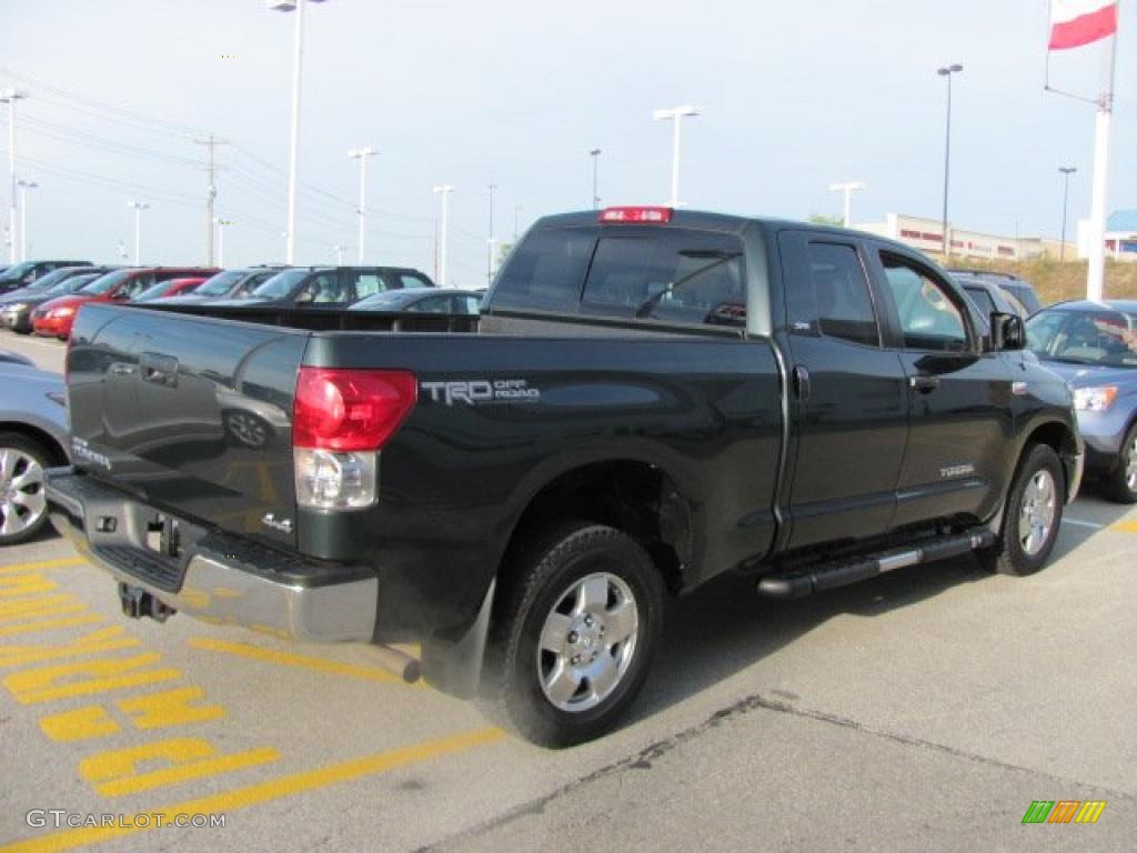 2008 Tundra SR5 TRD Double Cab 4x4 - Timberland Green Mica / Graphite Gray photo #8