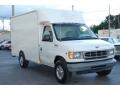 2002 Oxford White Ford E Series Cutaway E350 Commercial Utility Truck  photo #2