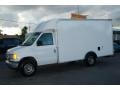 2002 Oxford White Ford E Series Cutaway E350 Commercial Utility Truck  photo #6