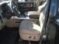 Light Pebble Beige/Bark Brown 2011 Dodge Ram 1500 Laramie Quad Cab 4x4 Interior Color