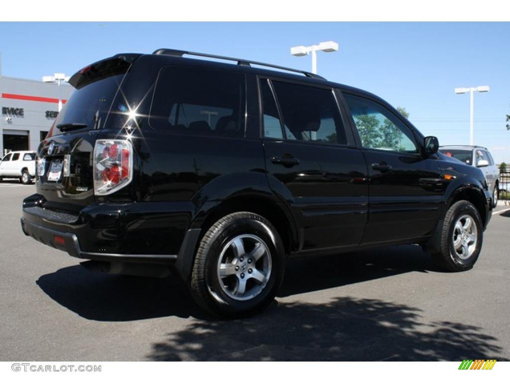 2007 Pilot EX 4WD - Formal Black / Gray photo #2