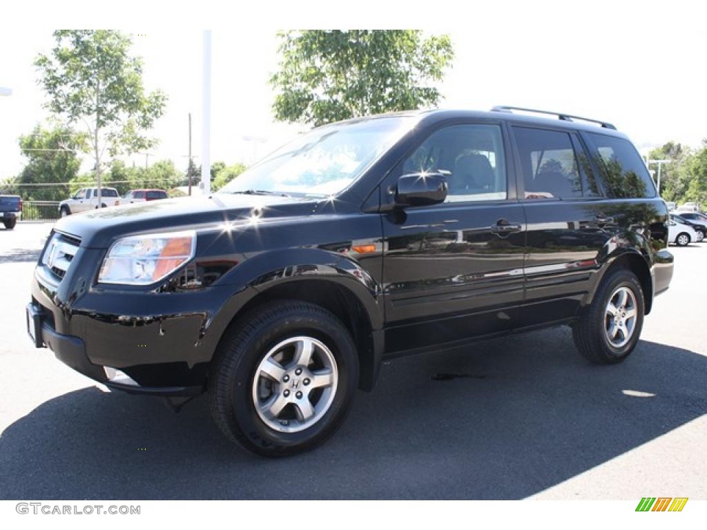 2007 Pilot EX 4WD - Formal Black / Gray photo #5