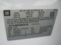 2011 GMC Terrain SLE Info Tag