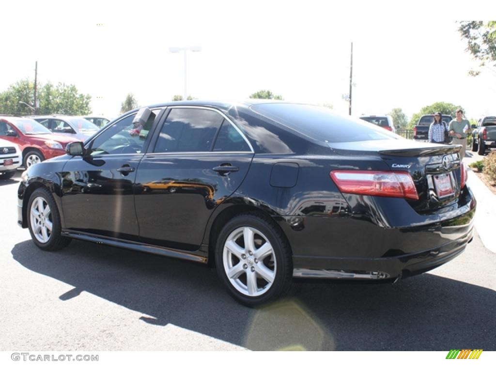 2007 Camry SE V6 - Black / Ash photo #4