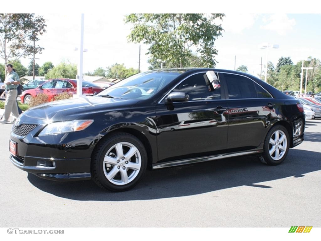 2007 Camry SE V6 - Black / Ash photo #5