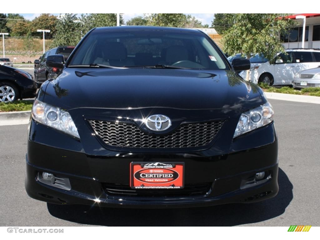 2007 Camry SE V6 - Black / Ash photo #6