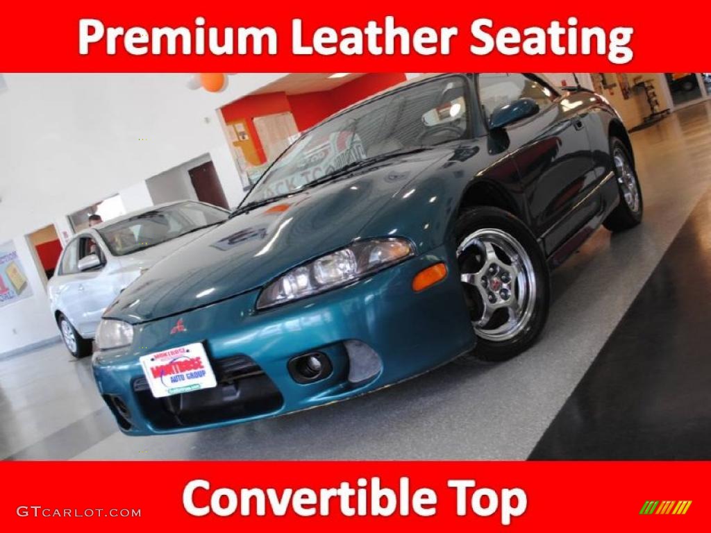 1997 Eclipse Spyder GS-T Turbo - Monarch Green Pearl Metallic / Beige photo #1