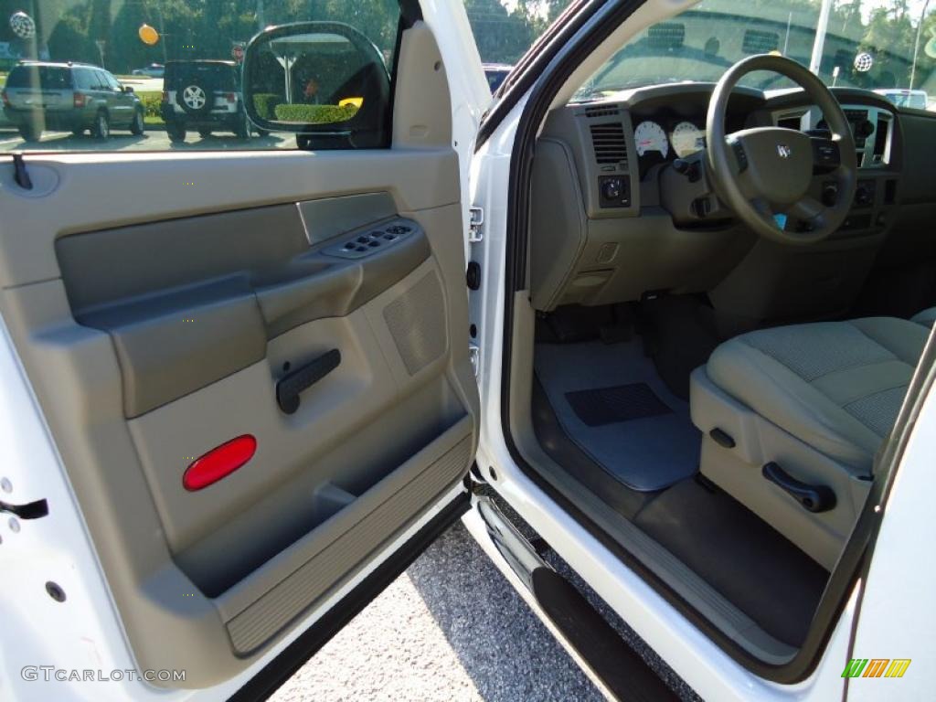 2008 Ram 1500 Lone Star Edition Quad Cab - Bright White / Medium Slate Gray photo #4