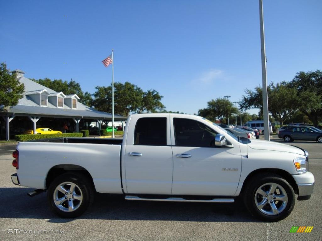 2008 Ram 1500 Lone Star Edition Quad Cab - Bright White / Medium Slate Gray photo #14