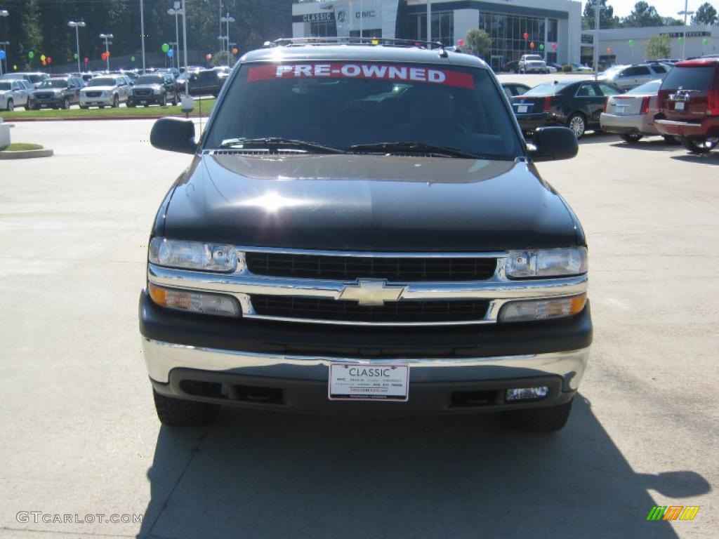 2005 Suburban 1500 LS 4x4 - Black / Gray/Dark Charcoal photo #8