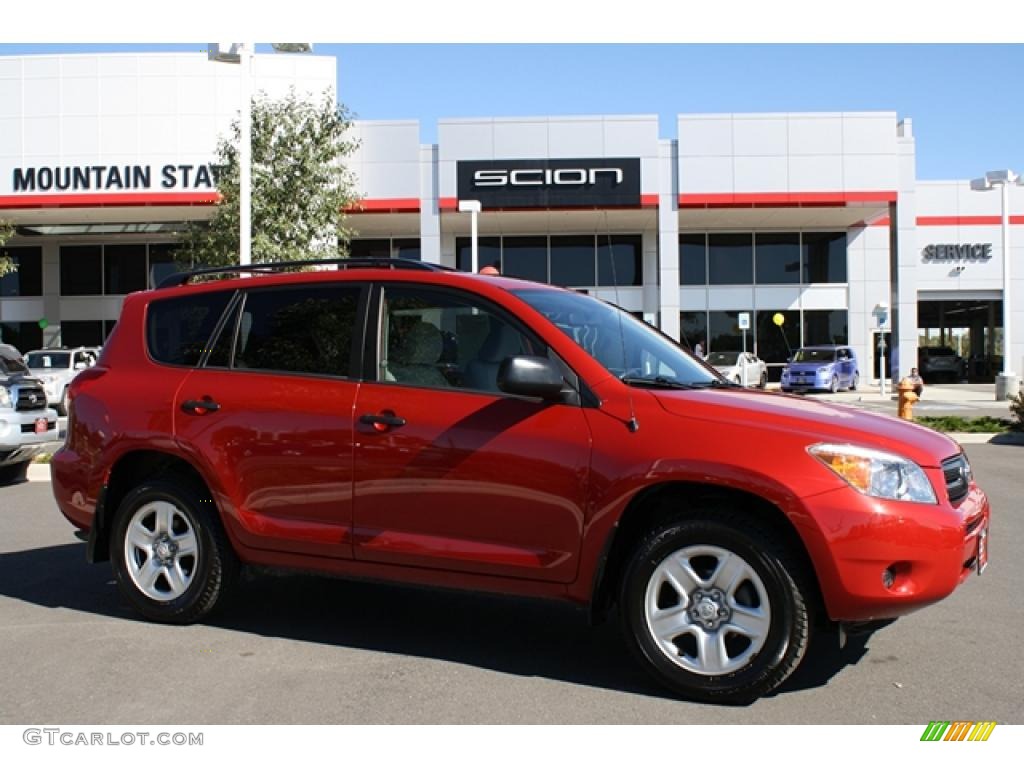2008 RAV4 4WD - Barcelona Red Pearl / Taupe photo #1