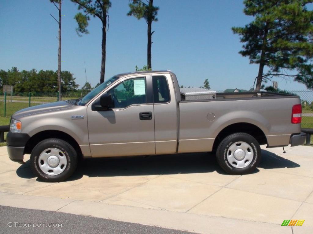 2006 F150 XL Regular Cab - Arizona Beige Metallic / Tan photo #9